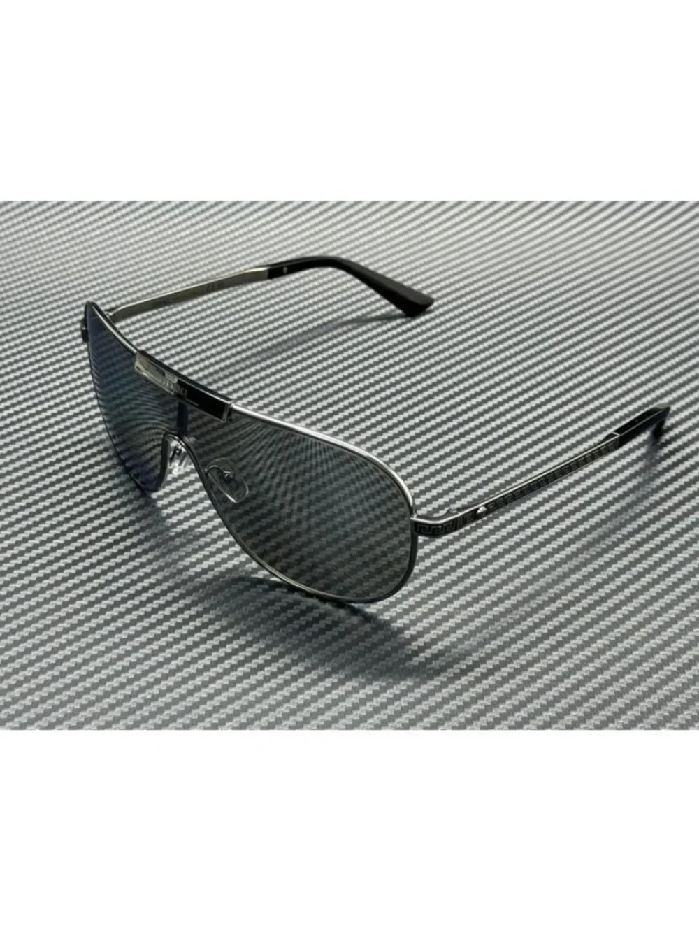 New Versace Men Gunmetal Sunglasses 70-20-140